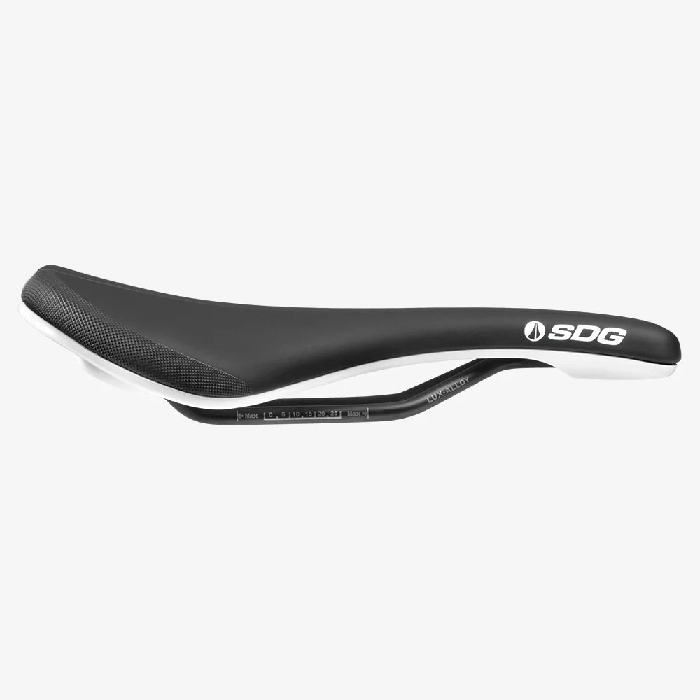 SDG BEL-AIR V3 Rails Lux Alloy Saddle Preto/Branco