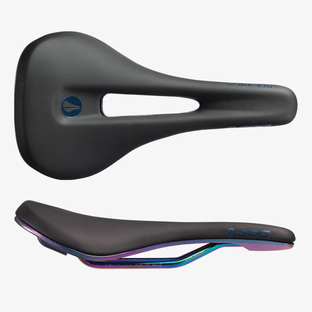 SDG BEL-AIR V3 OVERLAND Rails Lux-Alloy Preto/Oil Slick Saddle