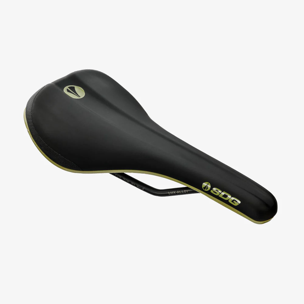 SDG BEL-AIR V3 Rails Lux Alloy Saddle Preto/Verde