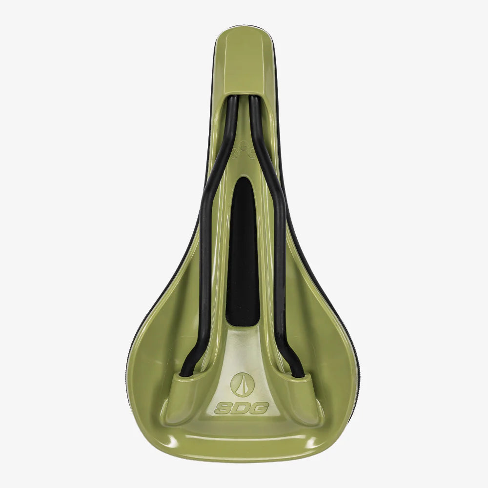 SDG BEL-AIR V3 Rails Lux Alloy Saddle Preto/Verde