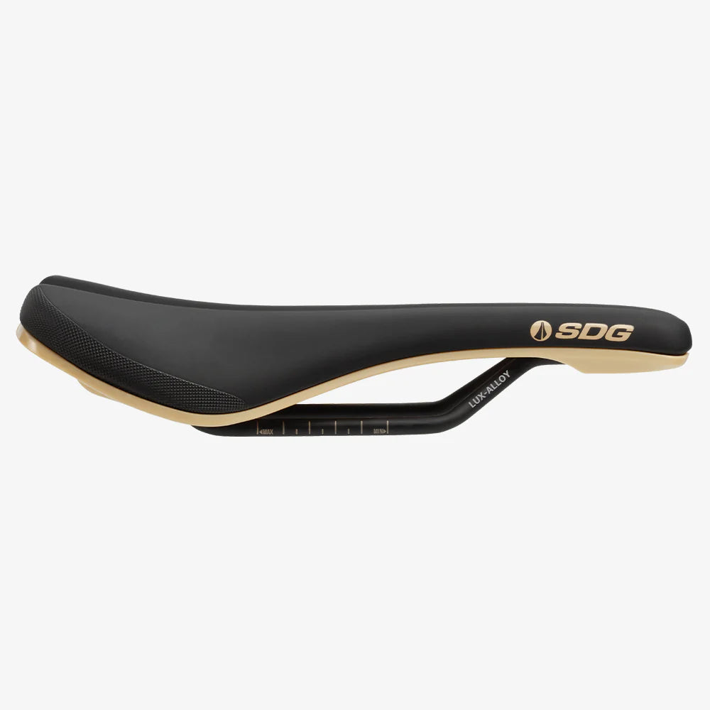 SDG BEL-AIR V3 Rails Lux Alloy Saddle Preto/Bege