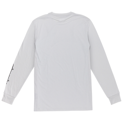 Maillot TROY LEE DESIGNS SKYLINE RIDE TEE SIGNATURE Mangas Compridas Cinzento