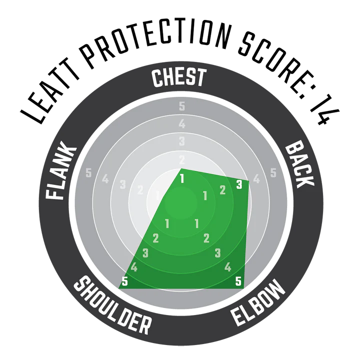 Colete de proteção LEATT REAFLEX STEALTH Preto