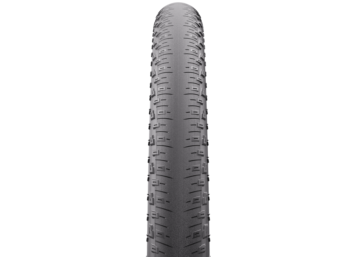Pneu WTB BYWAY RS 50 preto - vista frontal da faixa central lisa