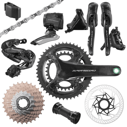 Pacote CAMPAGNOLO SUPER RECORD WRL 2x12V