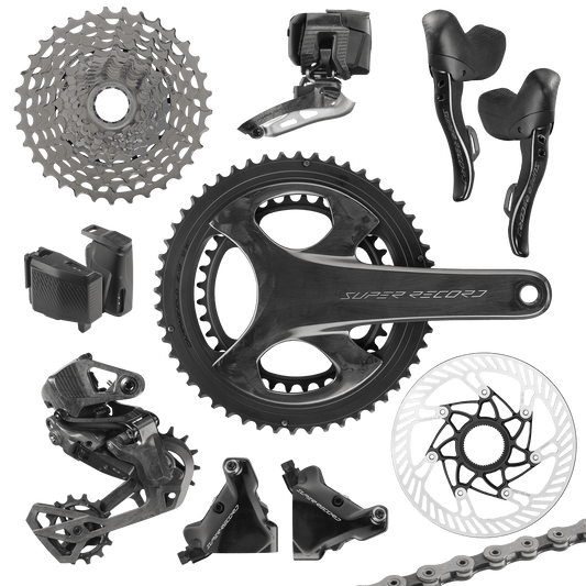 Pacote CAMPAGNOLO SUPER RECORD WRL 2x13V