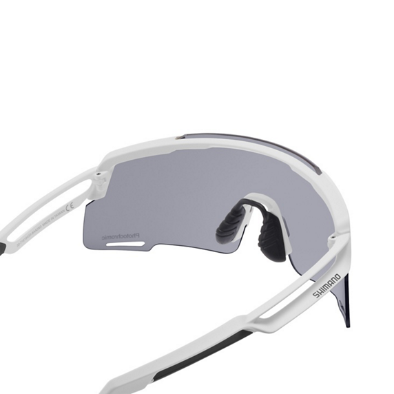 SHIMANO EQUINOX 4 CE-EQNX5 Óculos brancos mate Lentes fotocromáticas cinzentas