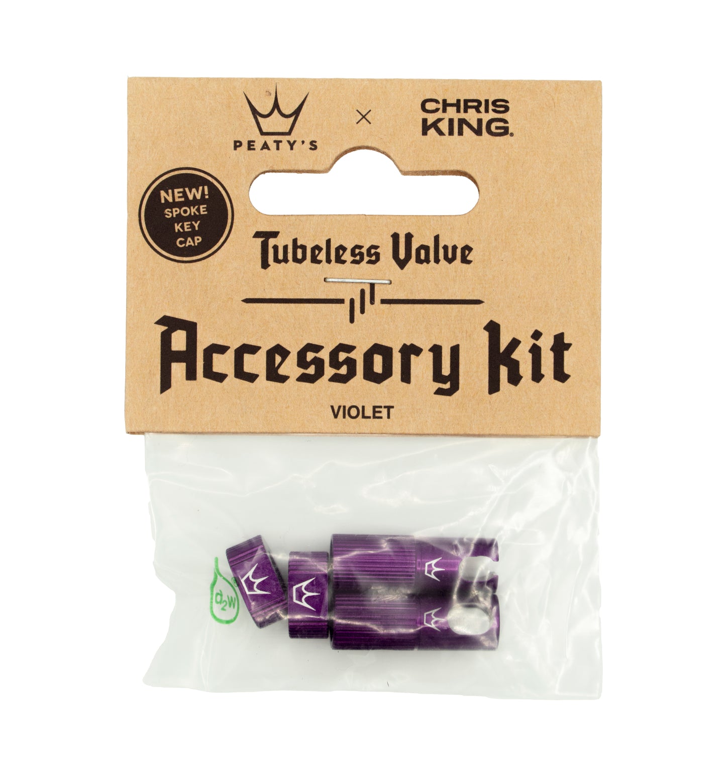 Kit de tampas de válvulas e mamilos PEATY'S Violet