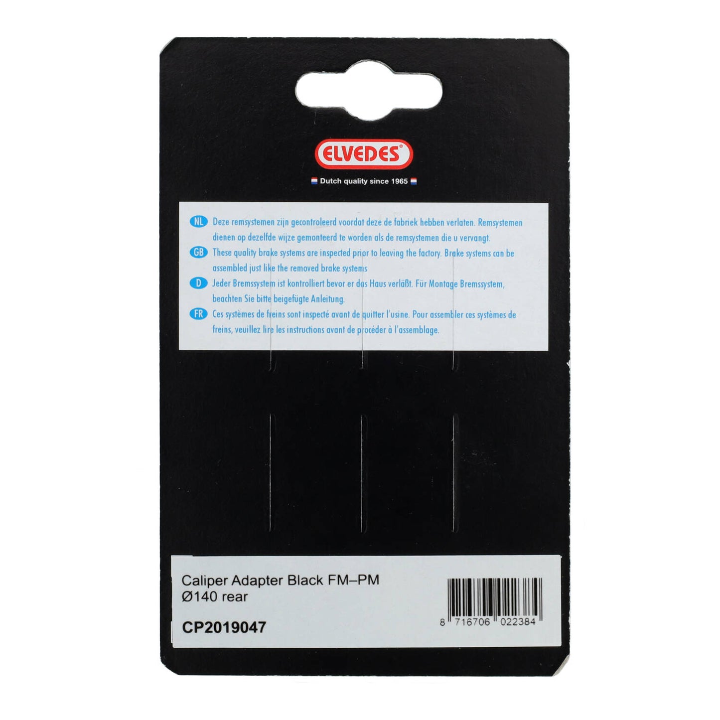 Adaptador do estribo traseiro ELVEDES FM/PM 140m