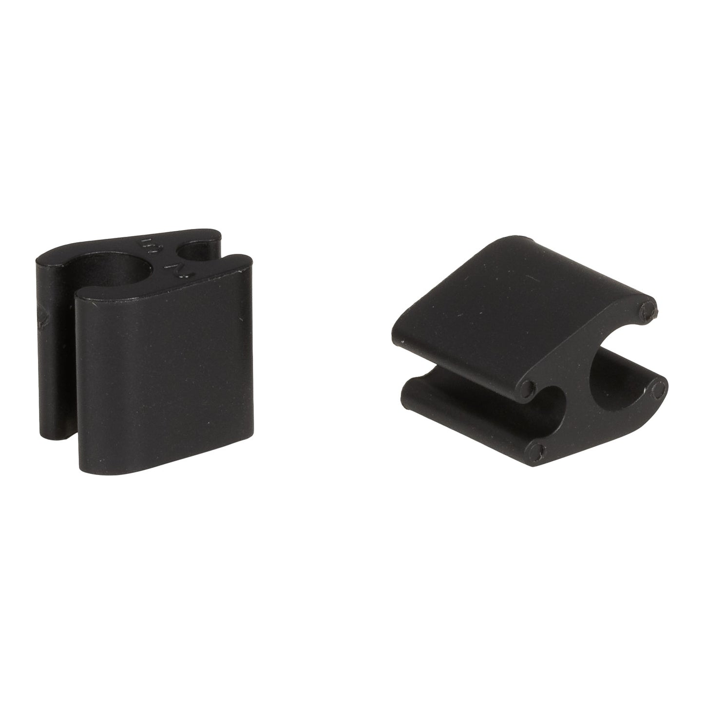 Kit de 10 clipes para cabos Duo Preto ELVEDES 4.1mm/4.1mm Plástico