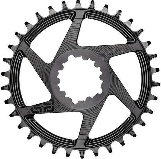 E-THIRTEEN HELIX RACE 11/12V Montagem Direta SRAM Boost Offset 3mm Mono Chainring Preto