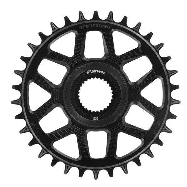 E-THIRTEEN HELIX RACE E-SPEC 11/12V Montagem direta Bosch Gen4 15mm Offset Mono Chainring Preto