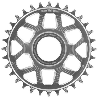 Prato Mono E-THIRTEEN HELIX RACE E-SPEC 11/12V Direct Mount Fazua Ride 60 Prateado