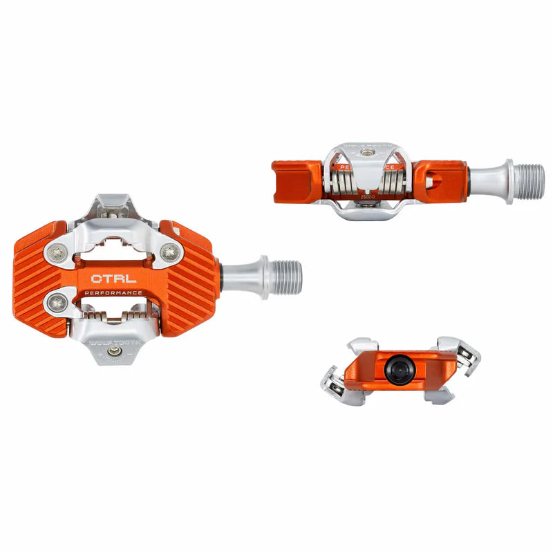 Pedais WOLF TOOTH CTRL TRAIL PERFORMANCE Clipless Laranja