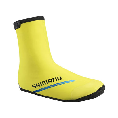 Cobre-Sapatilhas SHIMANO DUAL FIT XC Thermal Amarelo Fluorescente