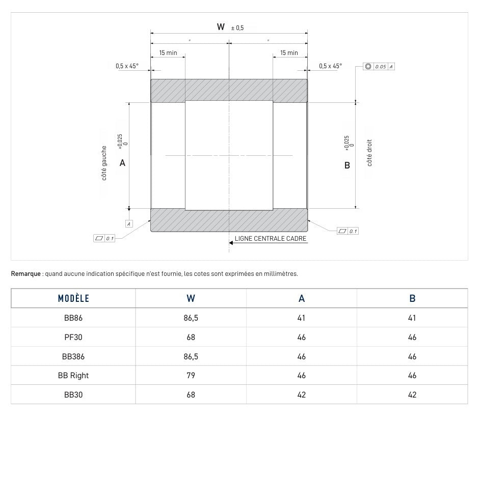 Pedaleira CAMPAGNOLO BB386 PRESS-FIT QCK-TECH 86.5x46