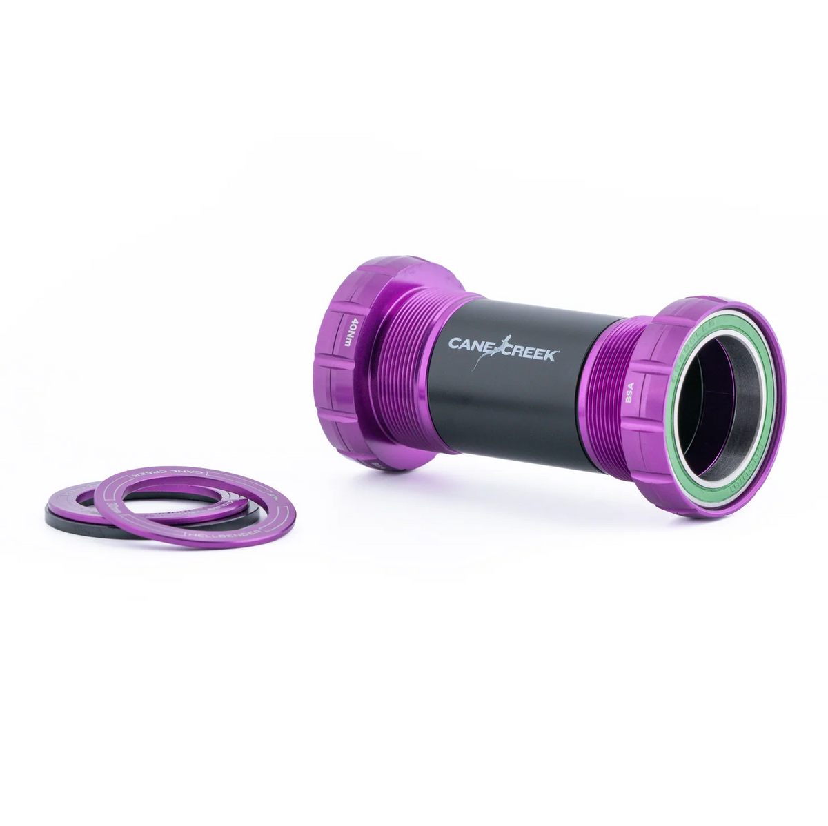 Movimento pedaleiro CANE CREEK HELLBENDER 70 - BSA30 eixo DUB 29 mm violeta