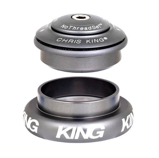 CHRIS KING INSET i8 1"1/8-1"1/4 ZS44/EC44 Auscultador semi-integrado/externo cinzento mate