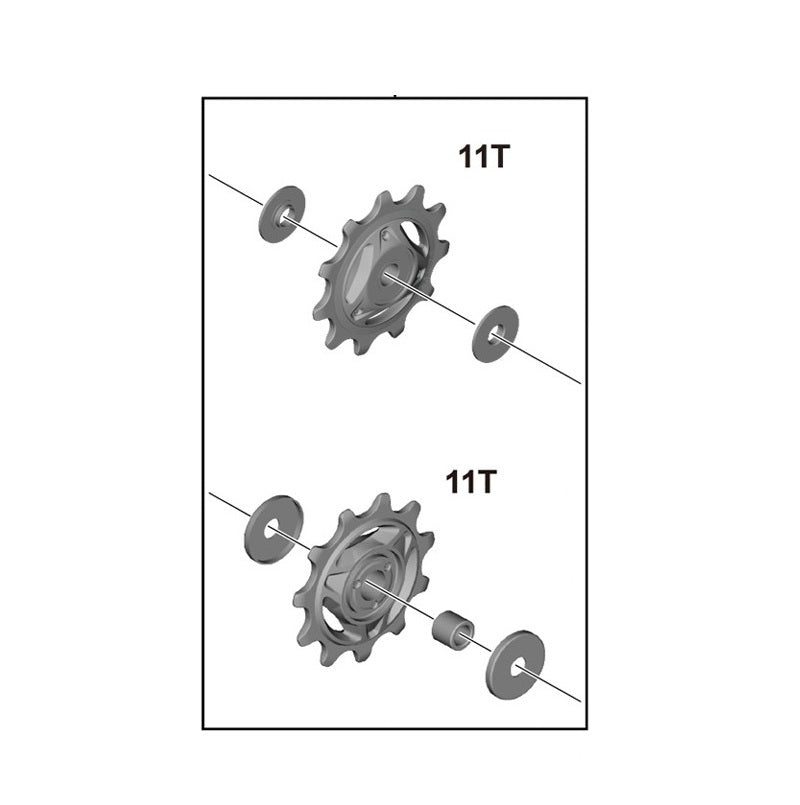 Polias de desviador SHIMANO RD-R7100/R7150