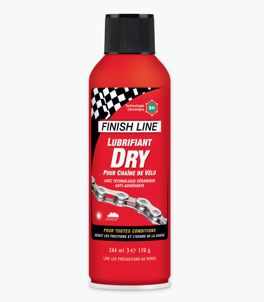Lubrificante seco Finish Line Dry Lube (Teflon) Todas as Condições – Aerossol 244ml