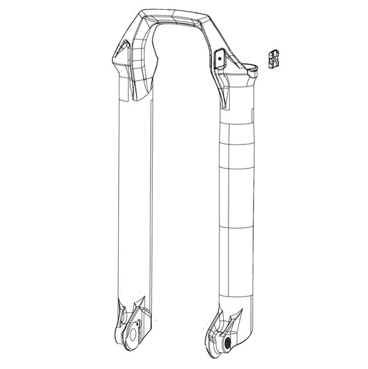 Bainhas de forqueta ROCKSHOX SID 35 D1 vermelhas #11.4018.091.138