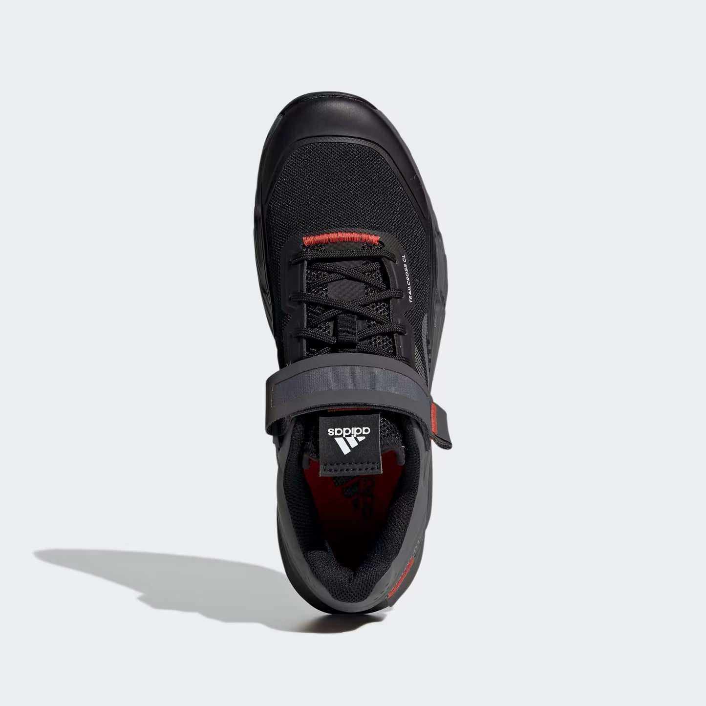 ADIDAS FIVE TEN TRAILCROSS CLIP-IN Sapatos MTB Preto/Cinza/Vermelho