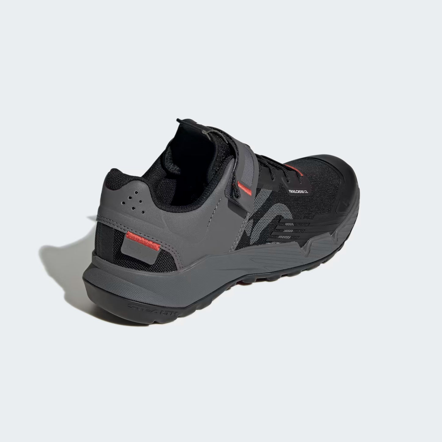 ADIDAS FIVE TEN TRAILCROSS CLIP-IN Sapatos MTB Preto/Cinza/Vermelho