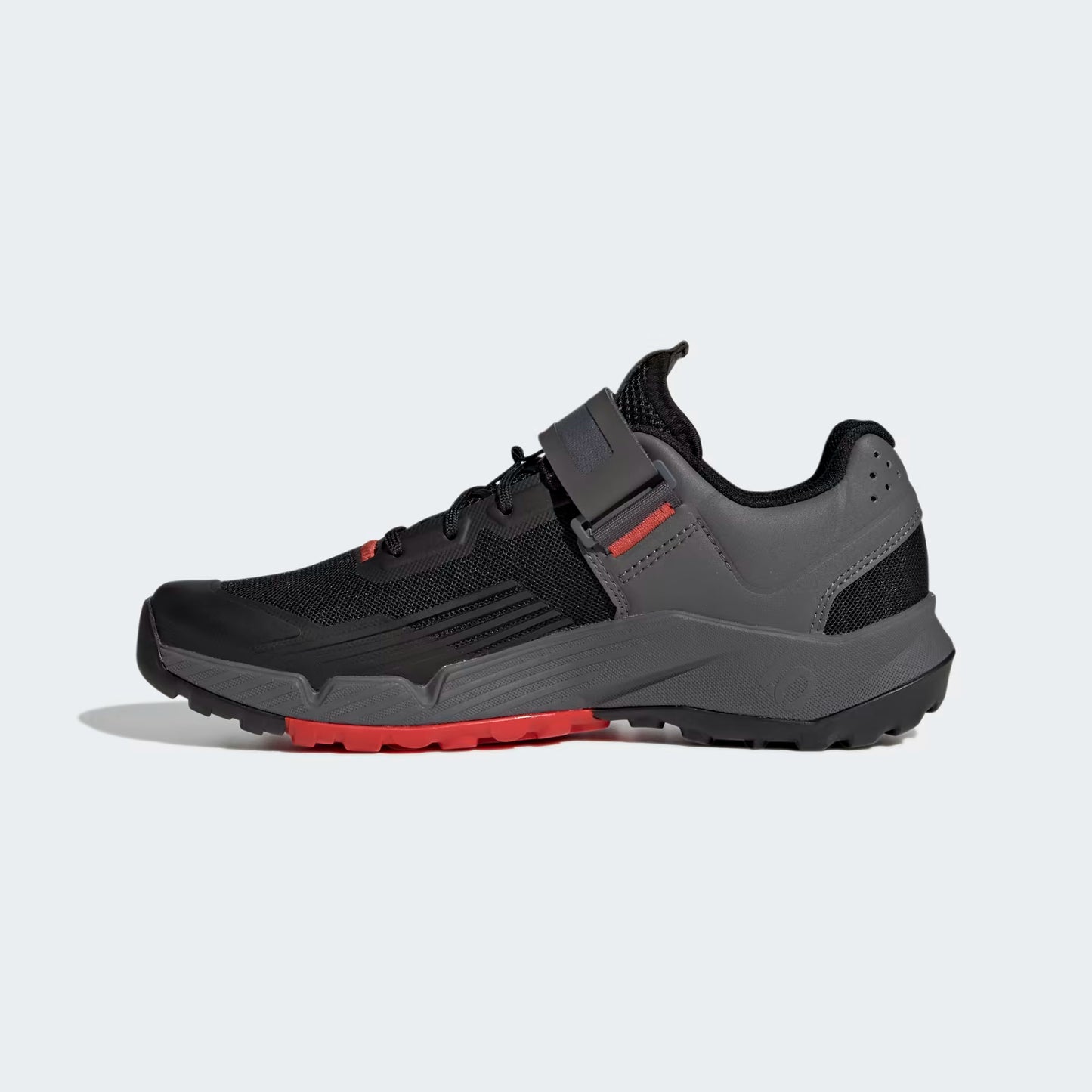 ADIDAS FIVE TEN TRAILCROSS CLIP-IN Sapatos MTB Preto/Cinza/Vermelho