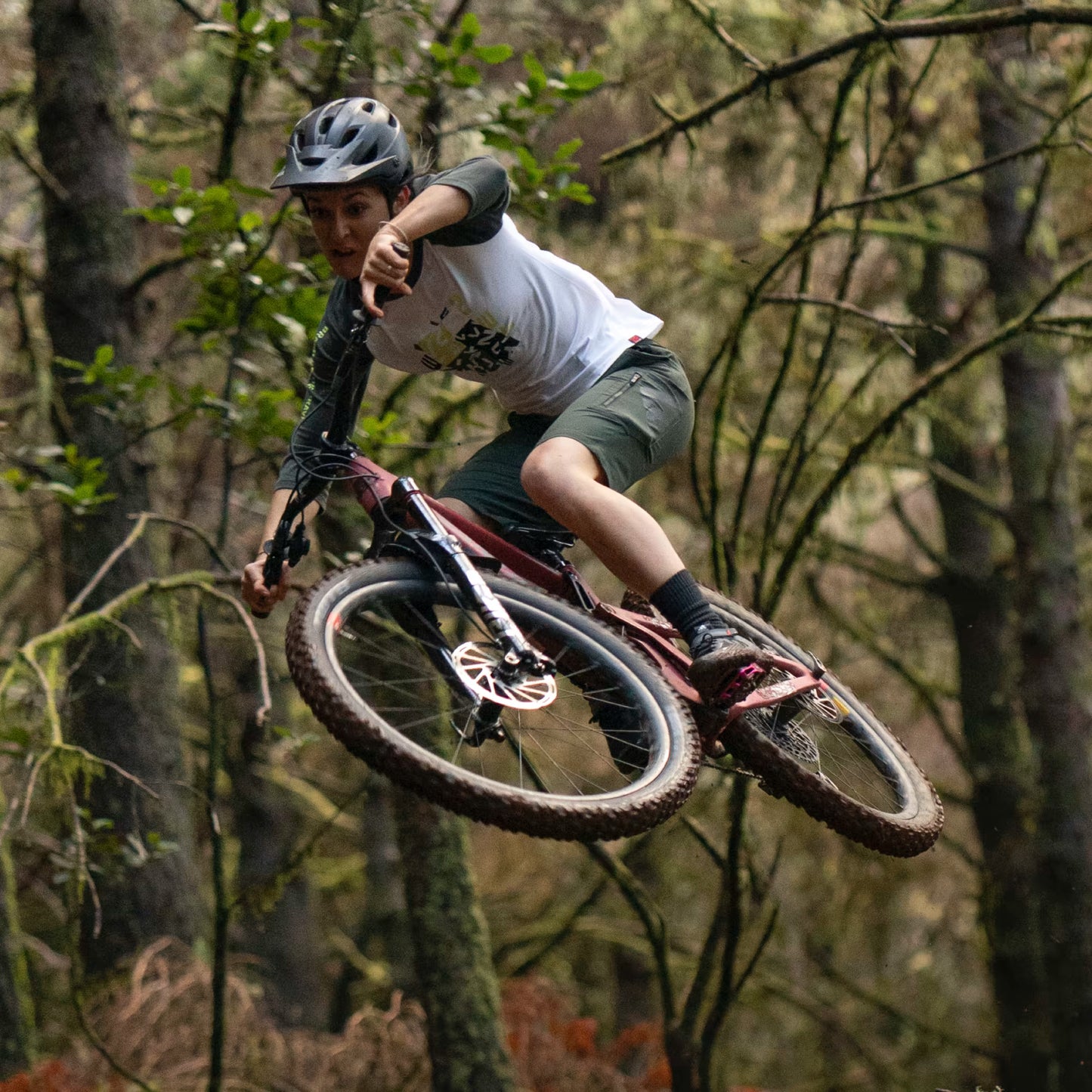 FIVE TEN TRAILCROSS CLIP-IN Sapatos de BTT para mulher Preto/Vermelho