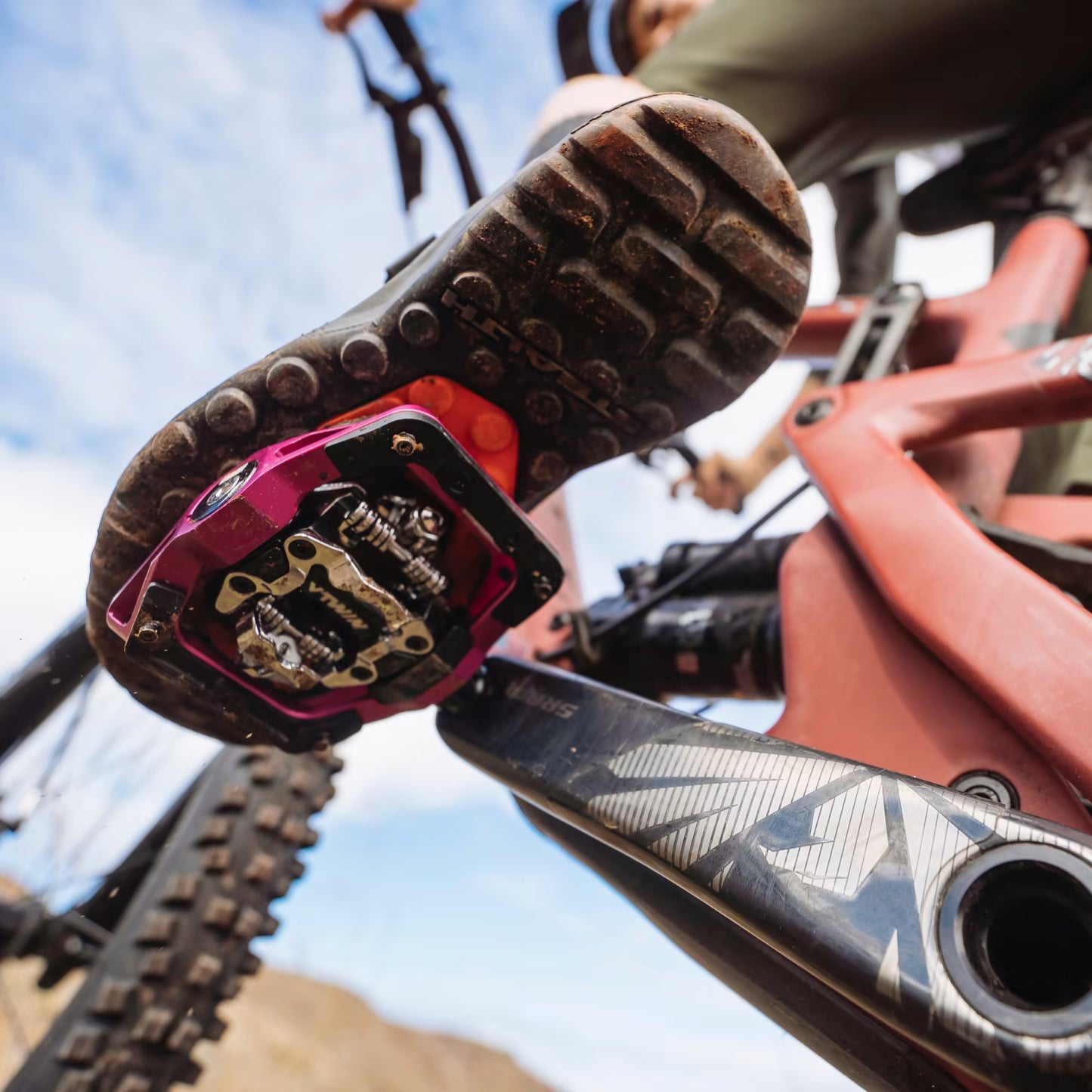 FIVE TEN TRAILCROSS CLIP-IN Sapatos de BTT para mulher Preto/Vermelho