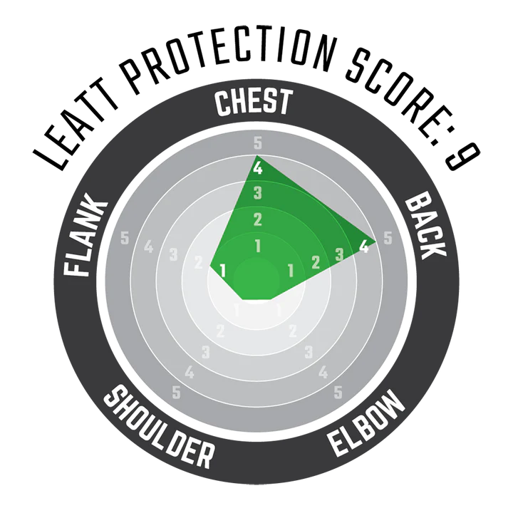 Babete de proteção para mulher LEATT REAFLEX Preto