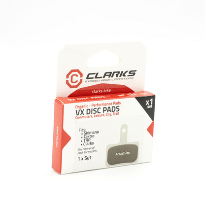 Pastilhas Orgânicas CLARKS Shimano B05S-RX B03S B01S Deore Tektro