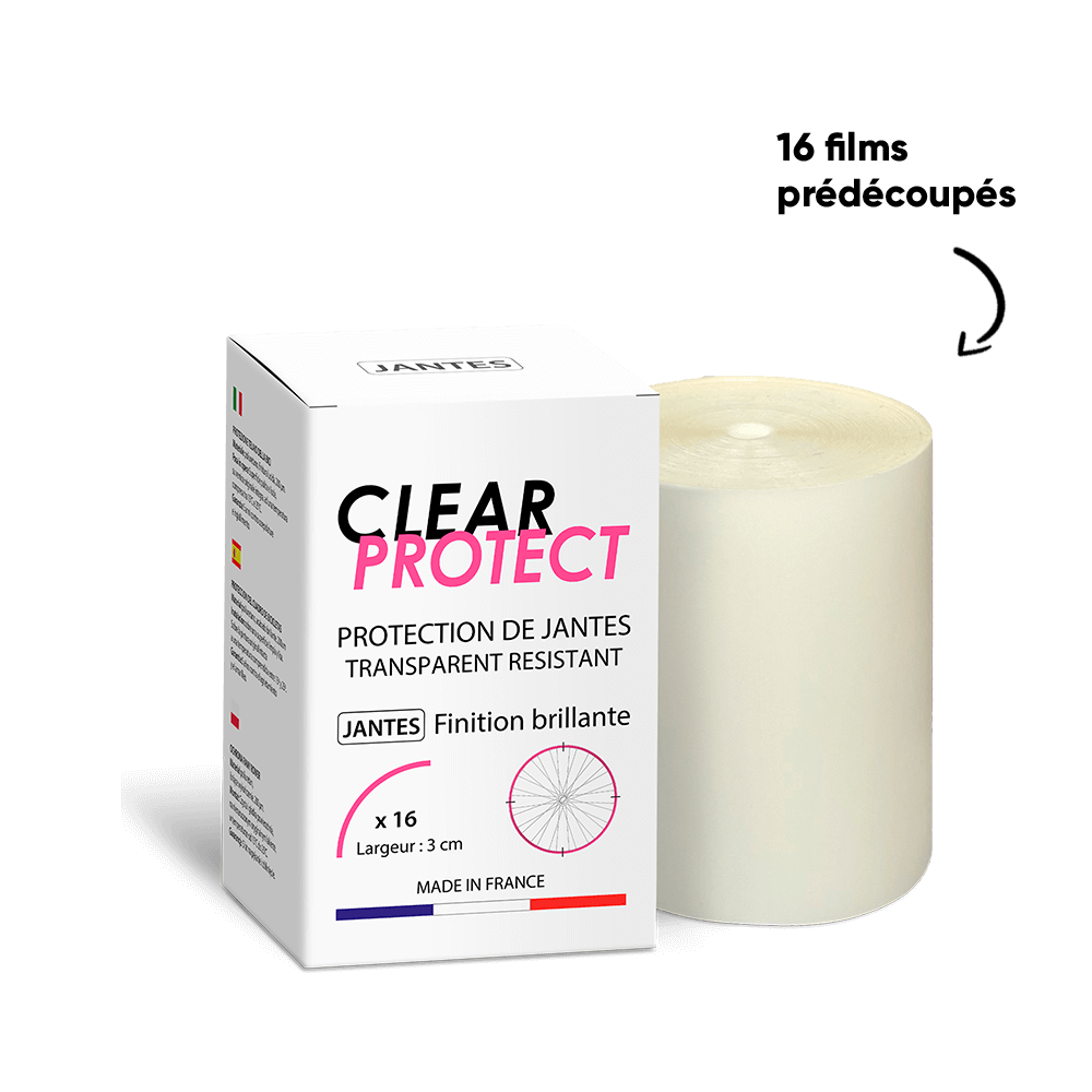 Protetor de jantes adesivo brilhante CLEARPROTECT