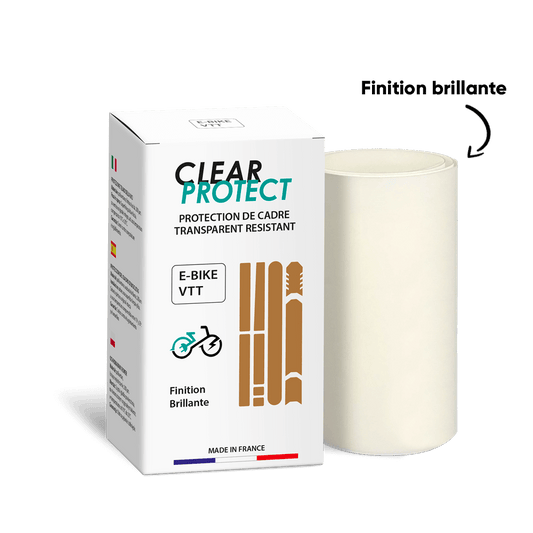 Protetor de moldura adesivo E-bike BTT CLEARPROTECT Brilhante