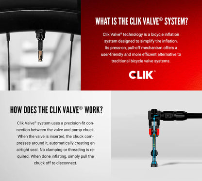 Lote de 2 Válvulas Tubeless LEZYNE CLIK TLR PRO 44mm