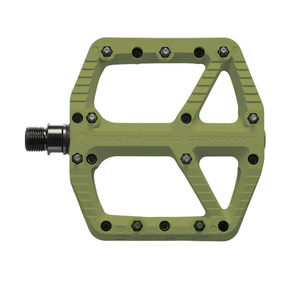 Pedais Planos SDG COMP Composite Verde