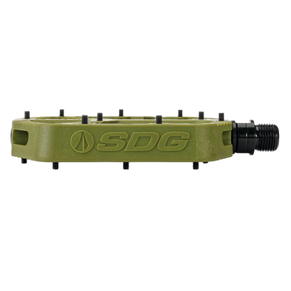 Pedais Planos SDG COMP Composite Verde