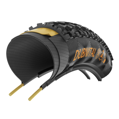 Pneu CONTINENTAL DUBNITAL Race Rapid 29x2.40 Tubeless Ready Souple Castanho