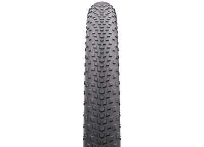 Pneu WTB COURSE 52 com flancos bege - vista frontal do piso