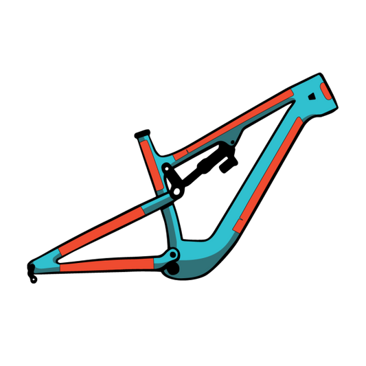 E-BIKE RIDE WRAP COVERED Protetor de quadro adesivo com acabamento mate
