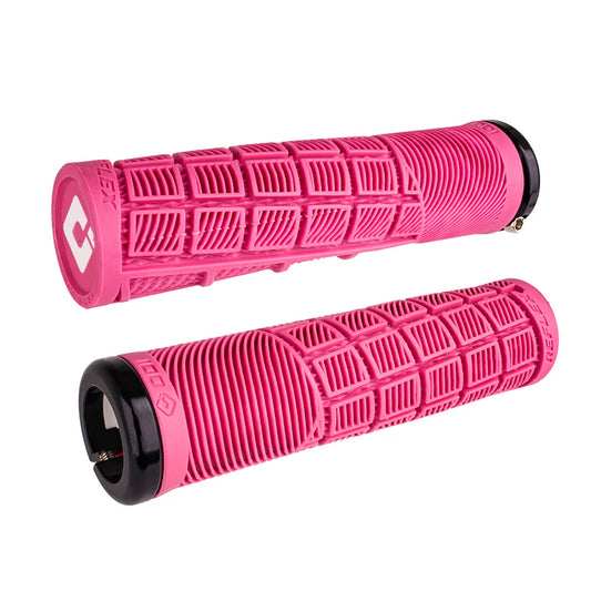Punhos ODI REFLEX V2.1 Lock-on 135 mm Rosa