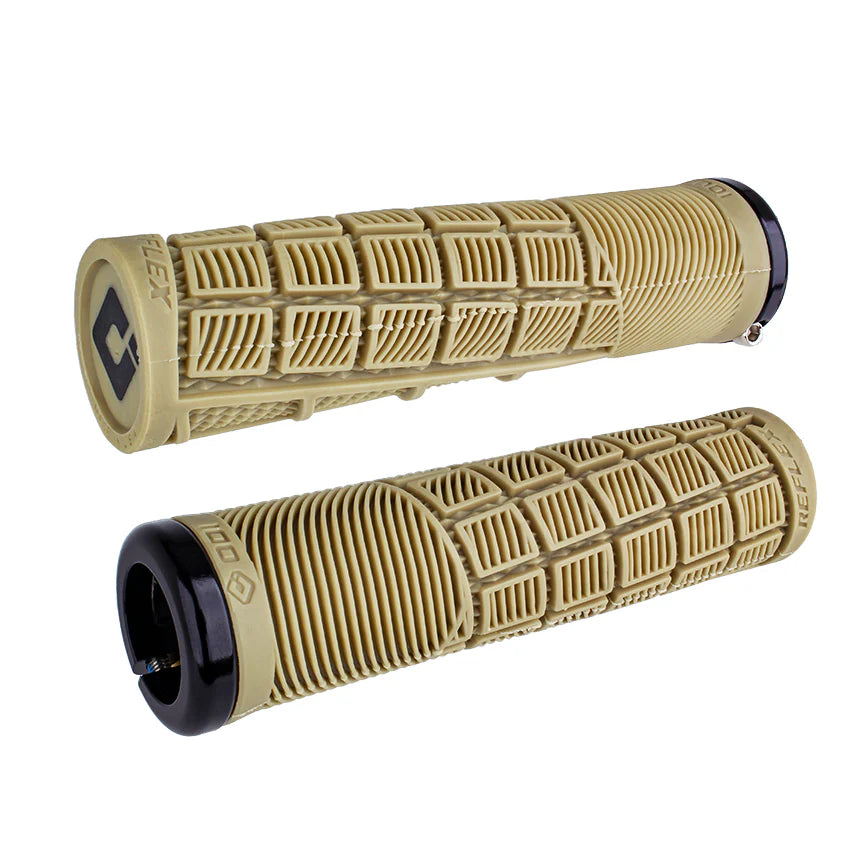 Punhos ODI REFLEX V2.1 Lock-on 135 mm Bege