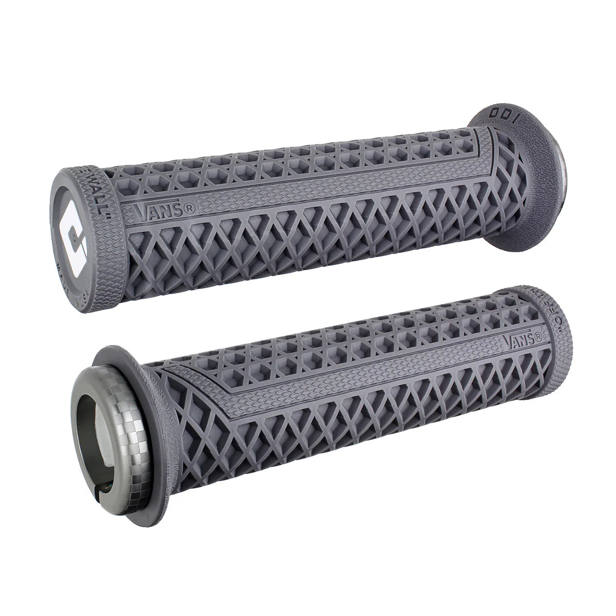 Punhos ODI VANS V2.1 Lock-On 135 mm Cinzento