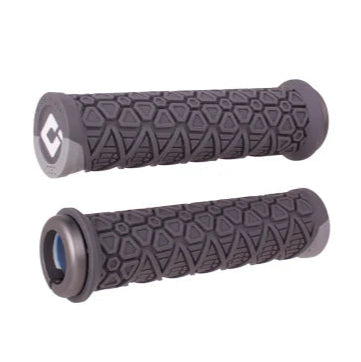 Punhos ODI VANQUISH Lock-On 135 mm Cinzento