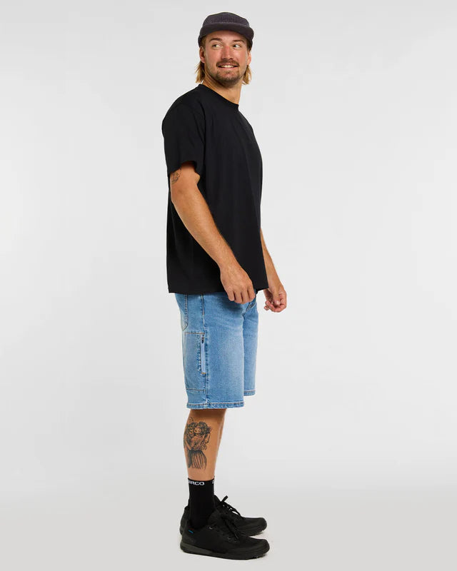 T-Shirt DHARCO COTTON KENTARO Manga curta Preto