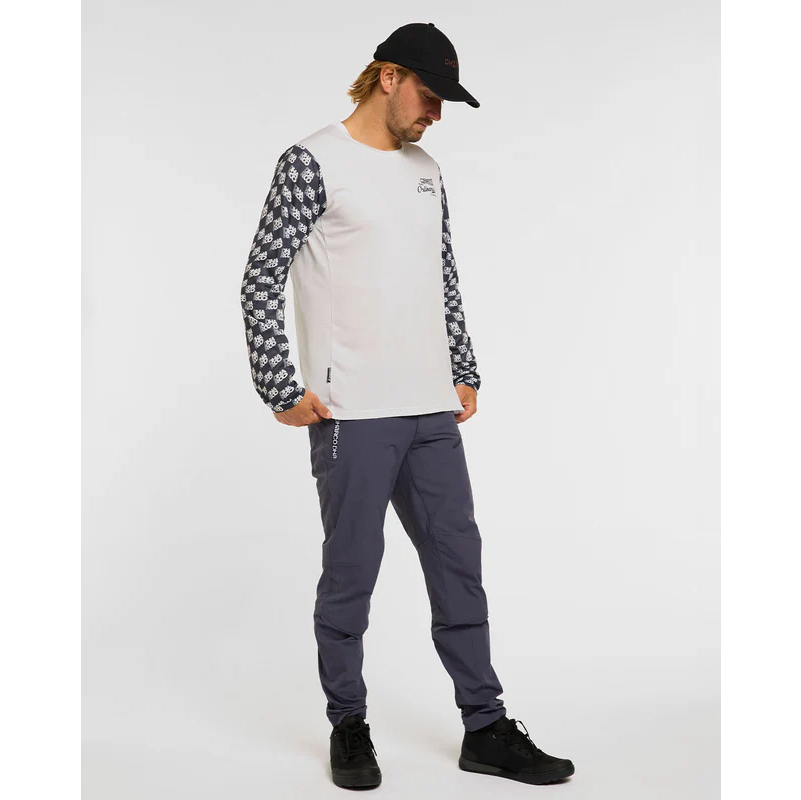DHARCO GRAVITY OFFSET Camisola de manga comprida Branco/Preto