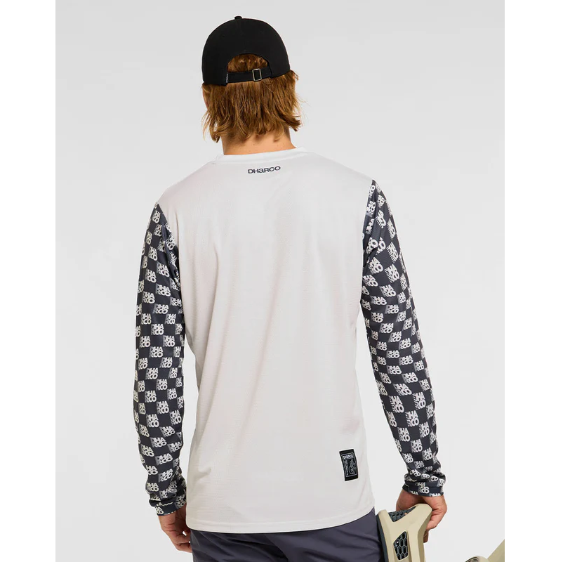 DHARCO GRAVITY OFFSET Camisola de manga comprida Branco/Preto