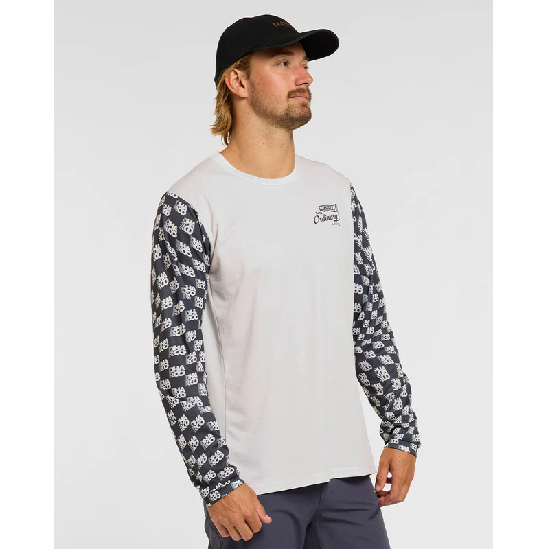 DHARCO GRAVITY OFFSET Camisola de manga comprida Branco/Preto