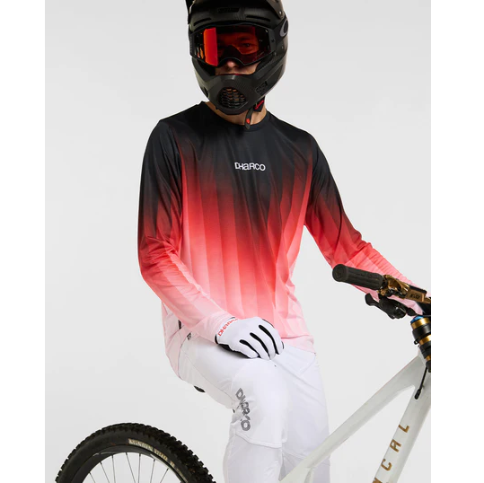 Camisola de manga comprida DHARCO RACE PRISM Vermelho