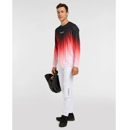 Camisola DHARCO RACE PRISM Mangas Compridas Vermelho